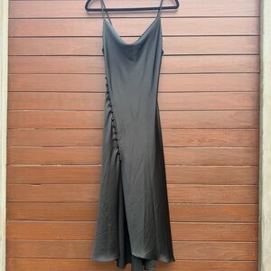 ZARA Elegant Black Slip Dress